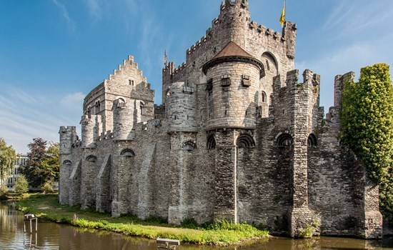 Medieval Castle of the Counts in Ghent, Belgium